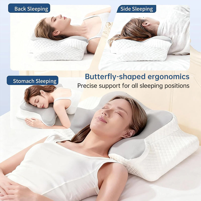 Buffalo Horn Cervical Memory Foam Pillow
