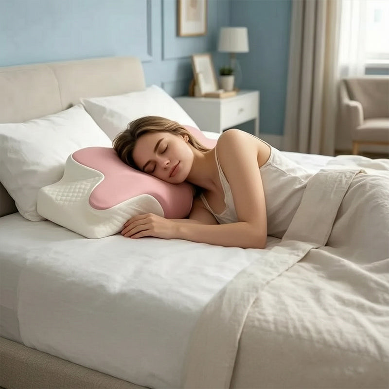 Buffalo Horn Cervical Memory Foam Pillow