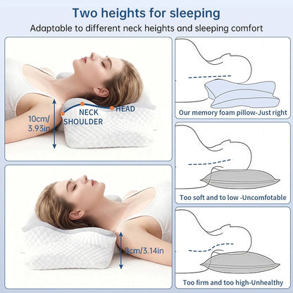 Buffalo Horn Cervical Memory Foam Pillow