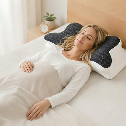 Buffalo Horn Cervical Memory Foam Pillow